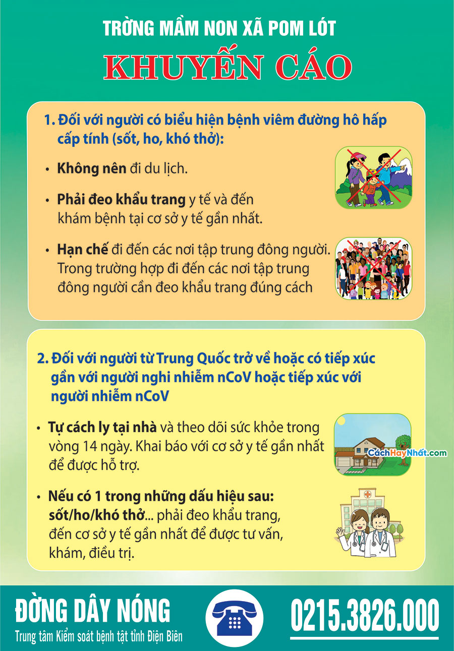 Mẫu Tờ Rơi Tuyên Truyền, Poster, Pano COVID-19 mẫu khuyến cáo covid