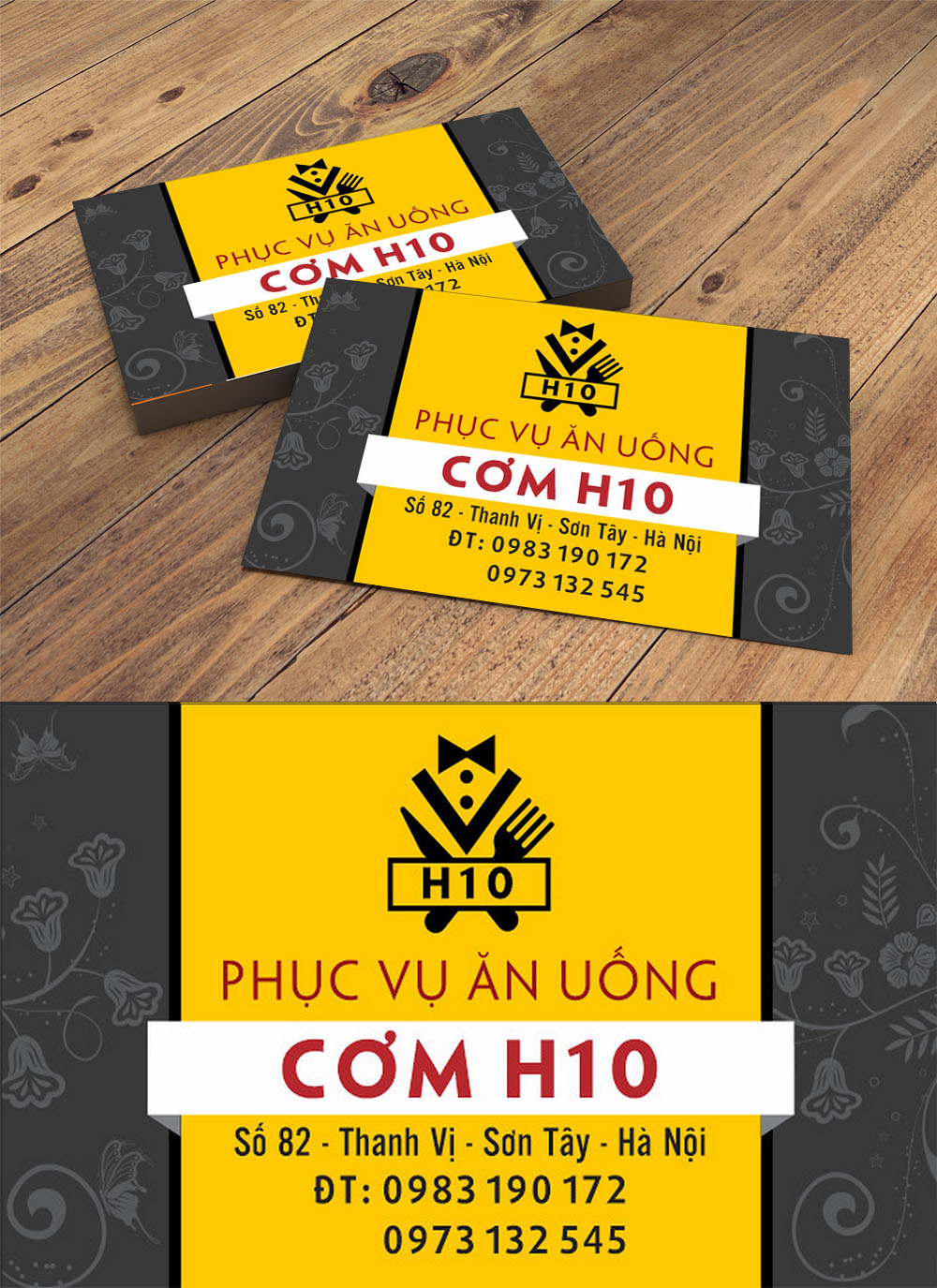 Mẫu danh thiếp namecard công ty file corel 12