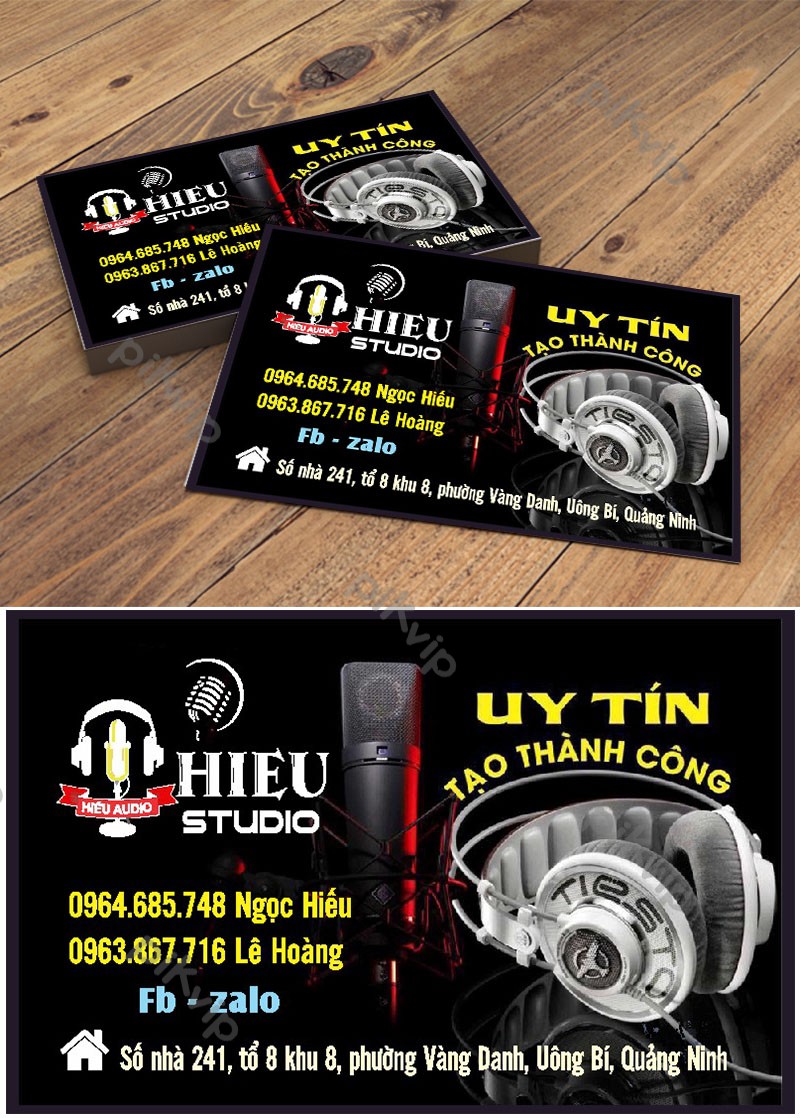 Mẫu danh thiếp namecard công ty file corel 90