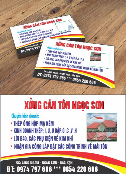 Card xưởng cán tôn ngọc sơn