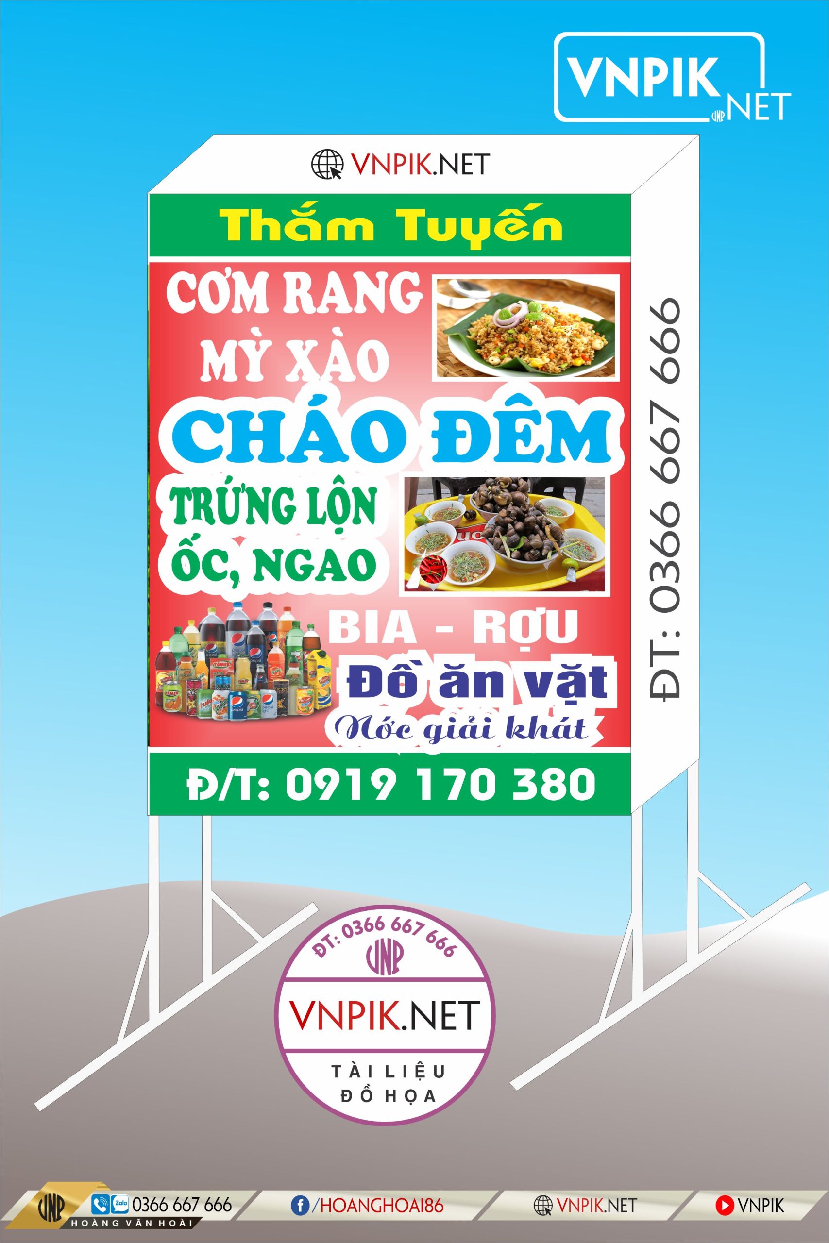 Mẫu bảng biển quảng cáo công ty file corel 01