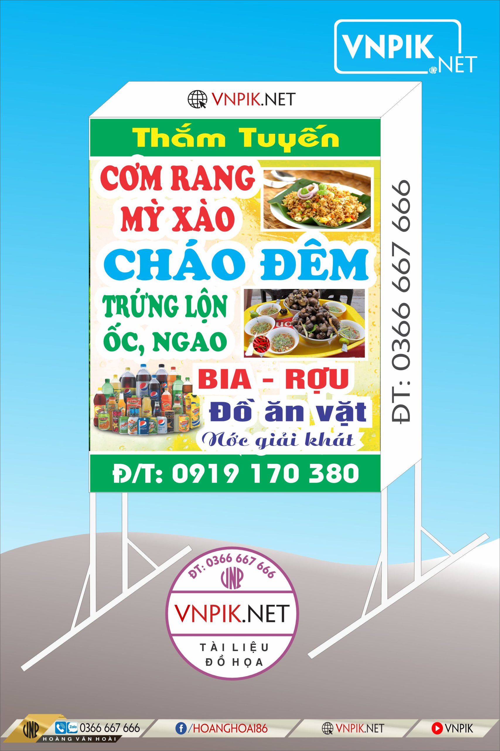 Mẫu bảng biển quảng cáo công ty file corel 69