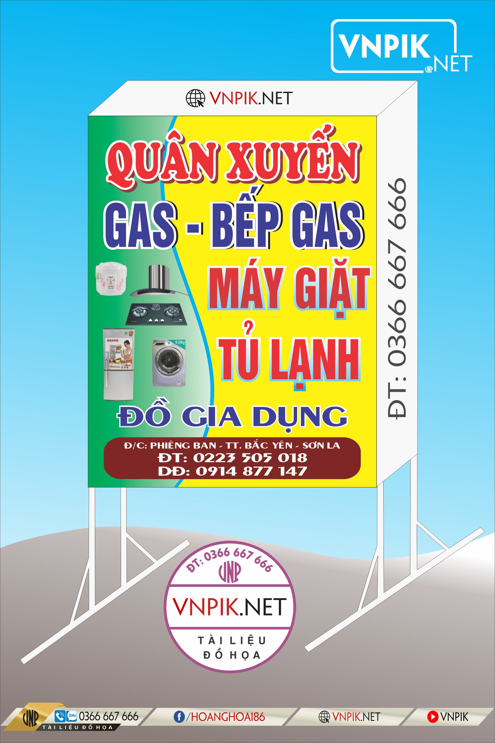 Mẫu Bảng Biển Quảng Cáo Công Ty File Corel 105