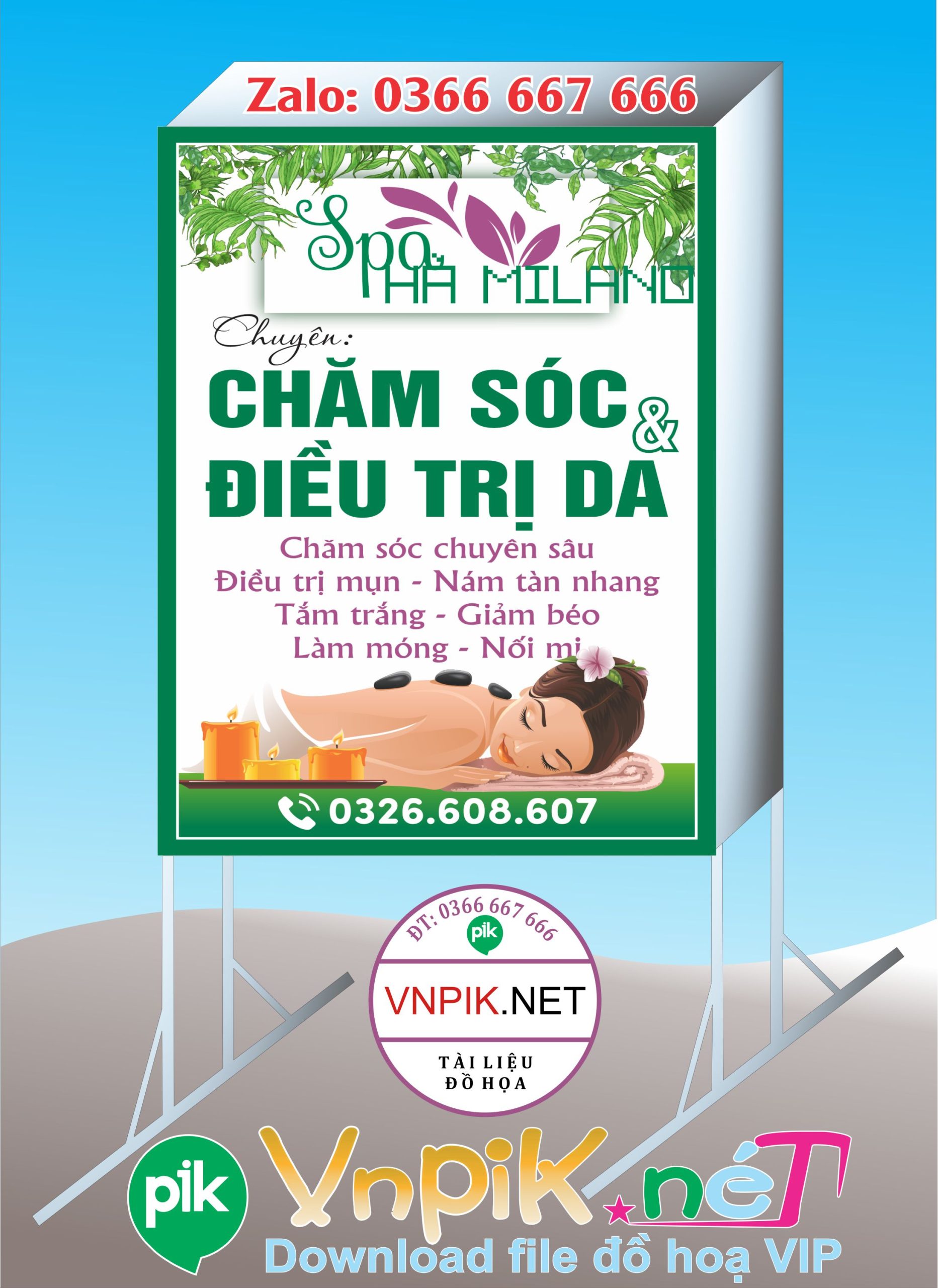 Biển Vẫy Chăm Sóc Da