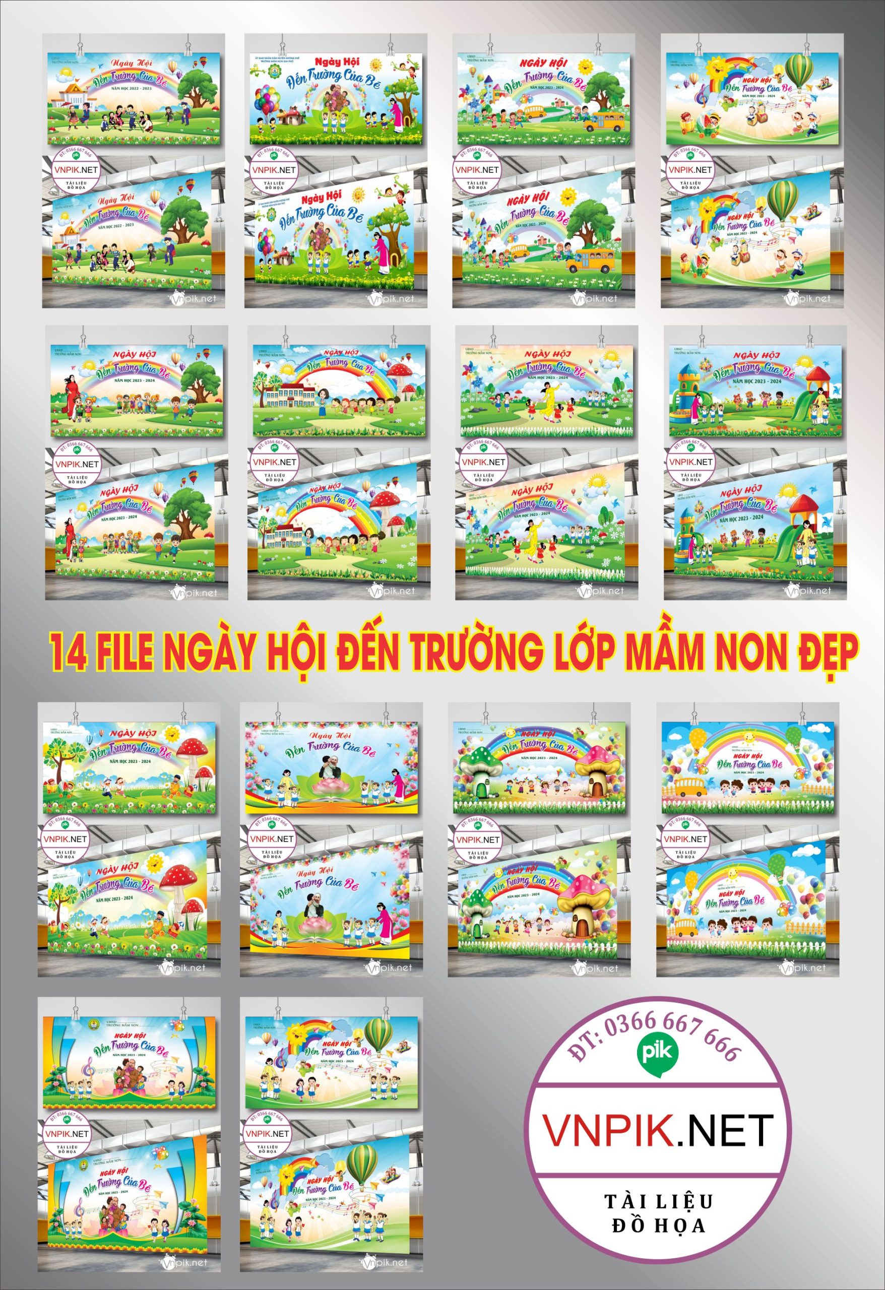 14 FILE NGÀY HỘI ĐẾN TRƯỜNG LỚP MẦM NON ĐẸP