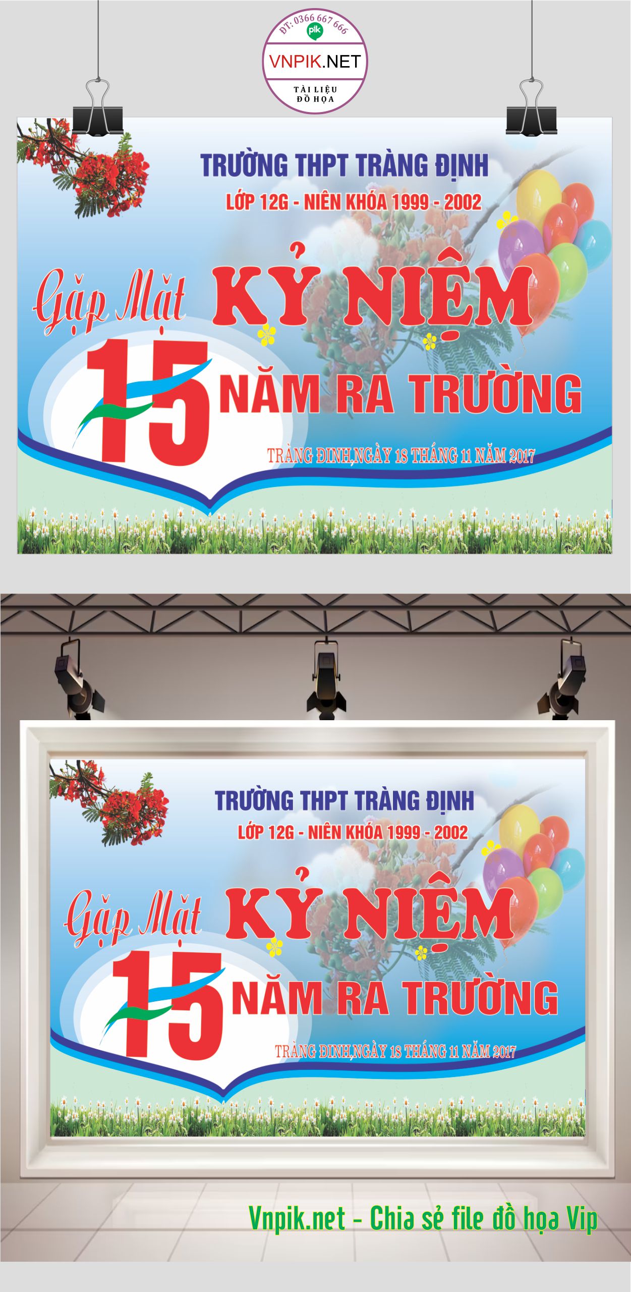 Phông nền kỷ yếu  gặp mặt kỷ niệm 15 năm ra trường